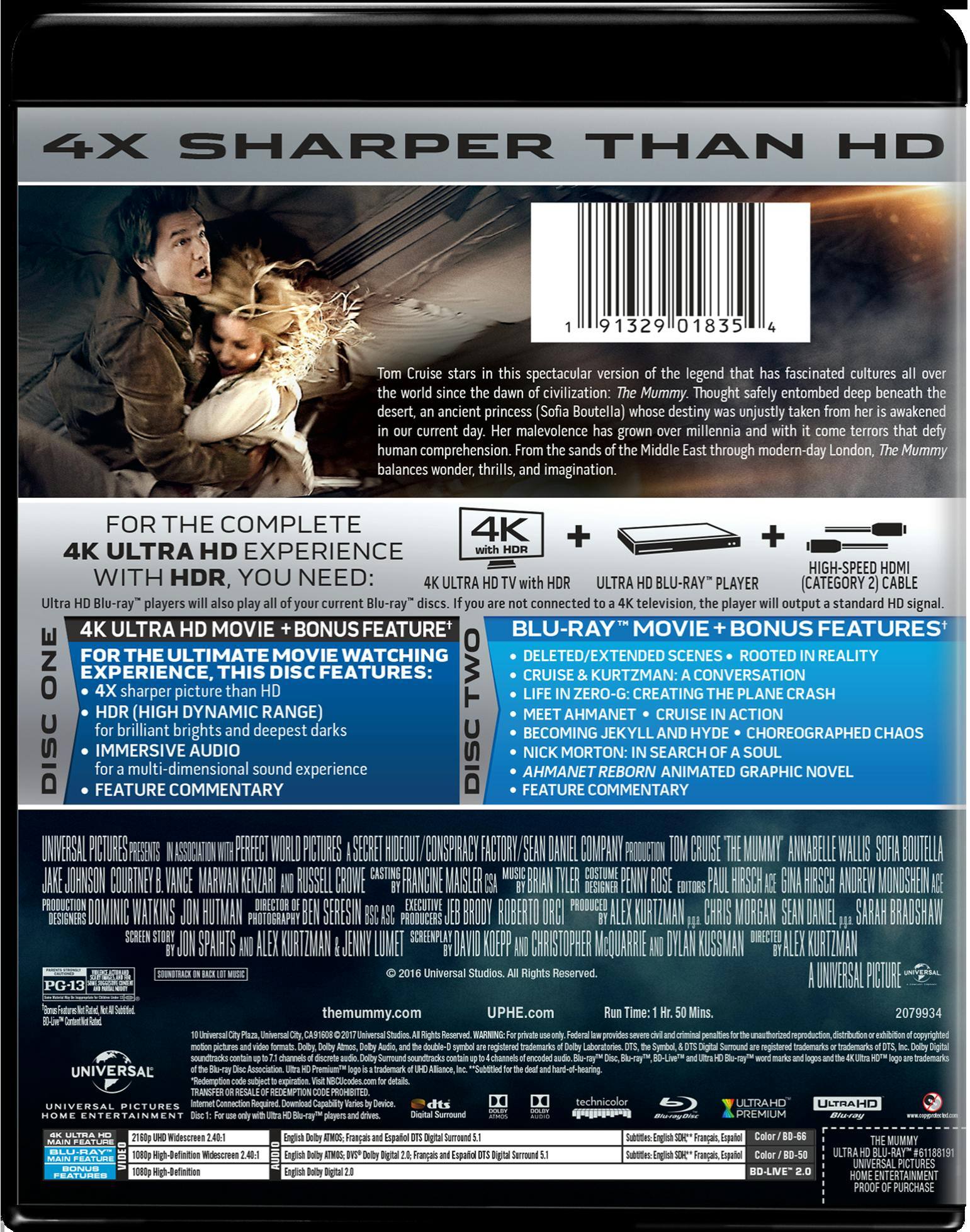 Angle. The Mummy - 4K Blu-Ray.