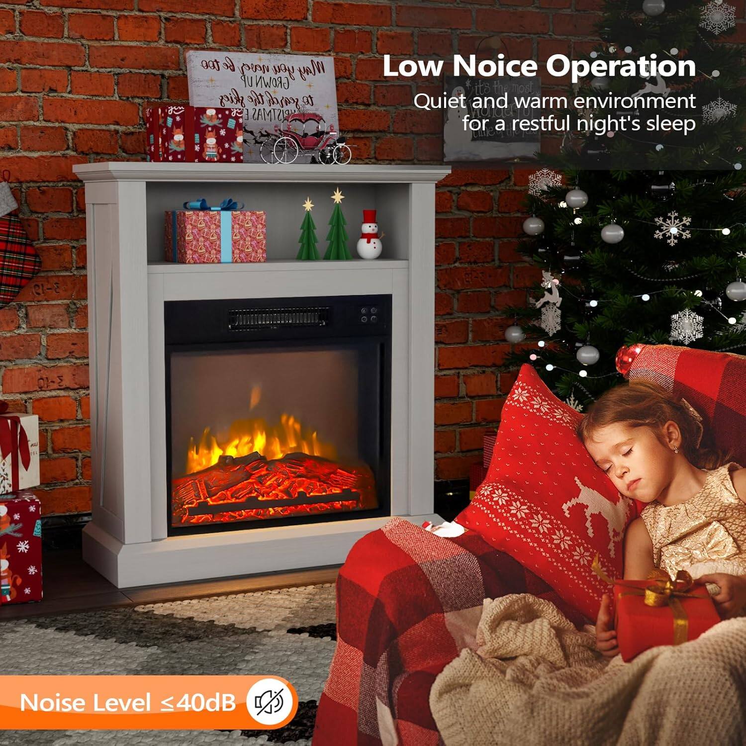 Low Noise Operation  
Quiet and warm environment for a restful night's sleep  

Noise Level ≤ 40dB