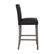 Alt View 11. CorLiving - Leila Fabric Bar Height Barstool - Graphite Black.