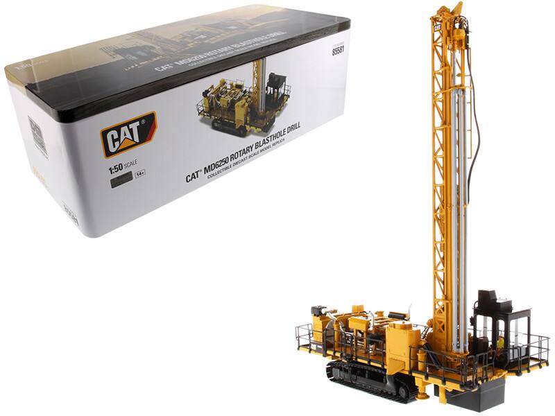 D2AROTARIa IADACED CAT 85581 ONT CAT 1:50 SCALE 145 DRILL BLASTHOLE MONE REPLICA ROTARY DECAST SCALE MD6250 CAT