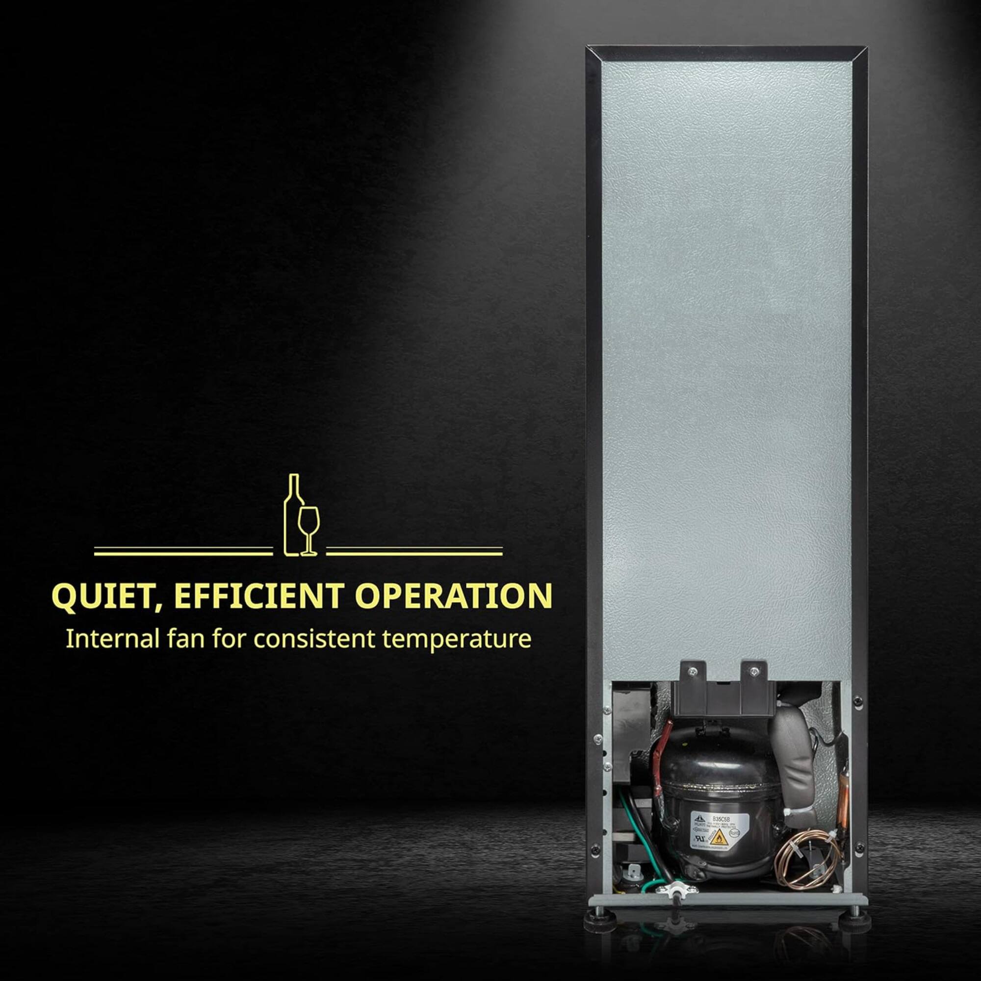 QUIET, EFFICIENT OPERATION  
Internal fan for consistent temperature