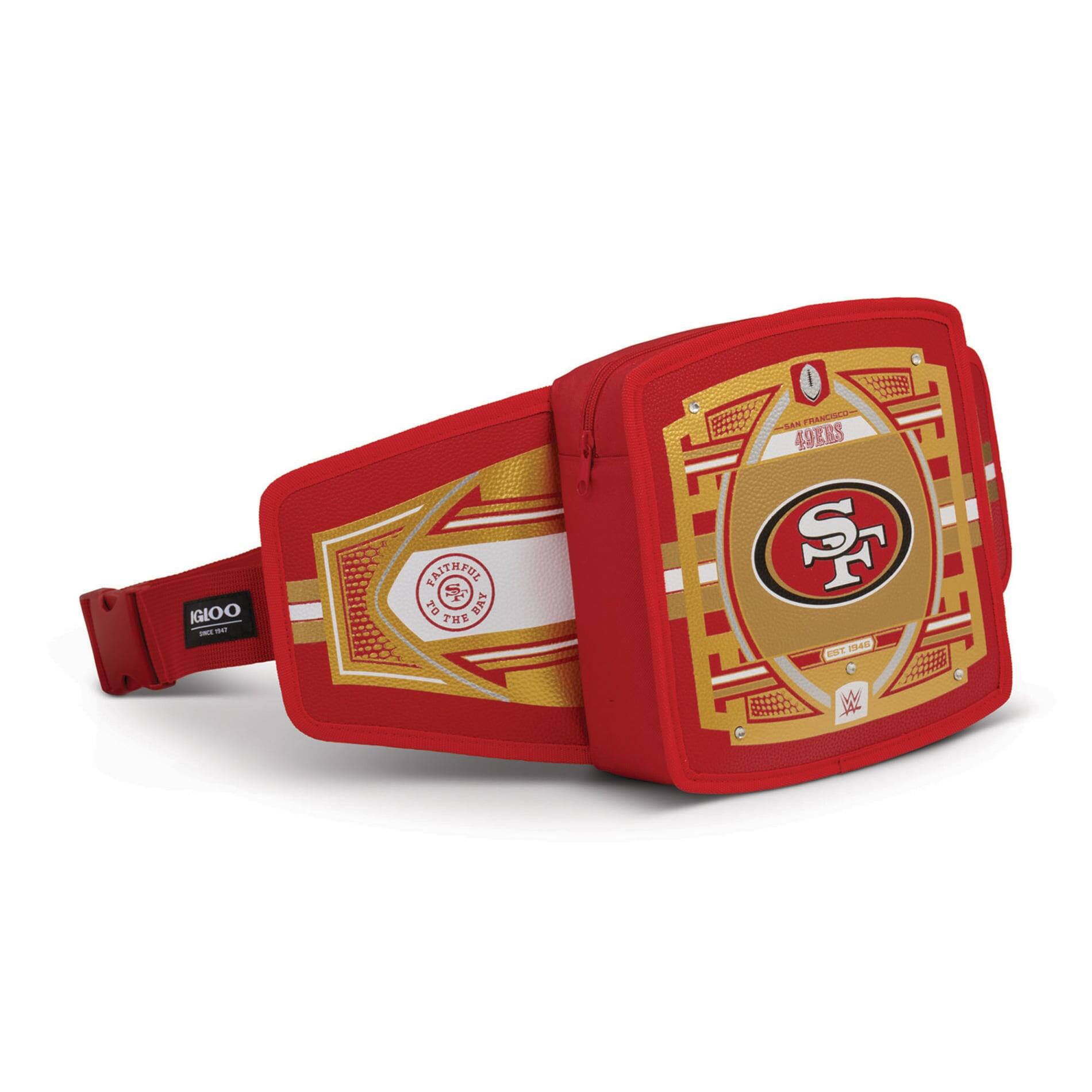 Sure, here is the corrected and grouped text from the image:

**Front of the Case:**
- SF
- EST. 1946
- 49ERS
- EST. 1946

**Inside of the Case:**
- FAITHFUL TO THE
- 49ERS
- EST. 1946

**Brand Tag:**
- IGIOO
- SINCE 1971