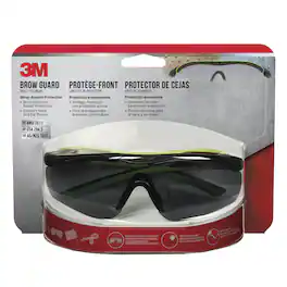 3M - Anti-Fog Safety Glasses Gray Lens Frame 1 pc - Black