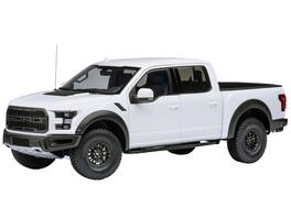2019 Ford F-150 Raptor Pickup Truck Oxford White 1/18 Model Car by Autoart