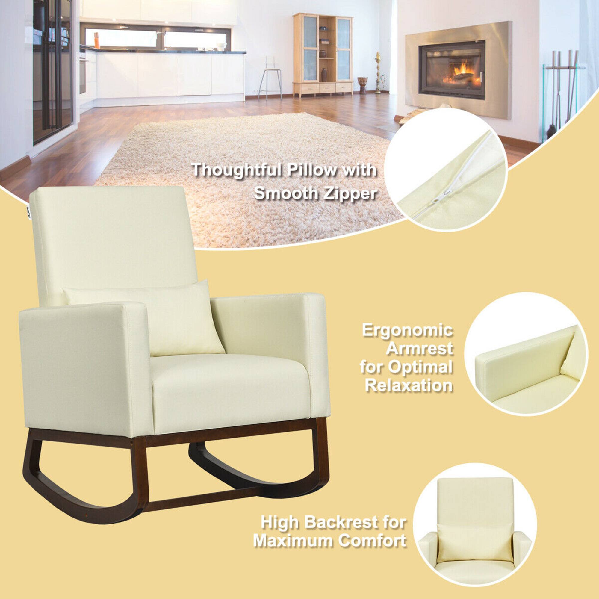 Thoughtful Pillow with Smooth Zipper  
Ergonomic Armrest for Optimal Relaxation  
High Backrest for Maximum Comfort