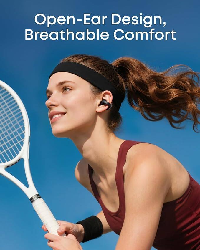 Open-Ear Design, Breathable Comfort