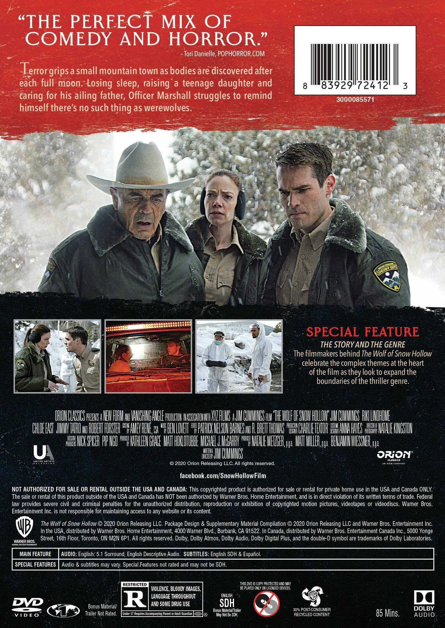 Angle. The Wolf of Snow Hollow (DVD) [DVD].