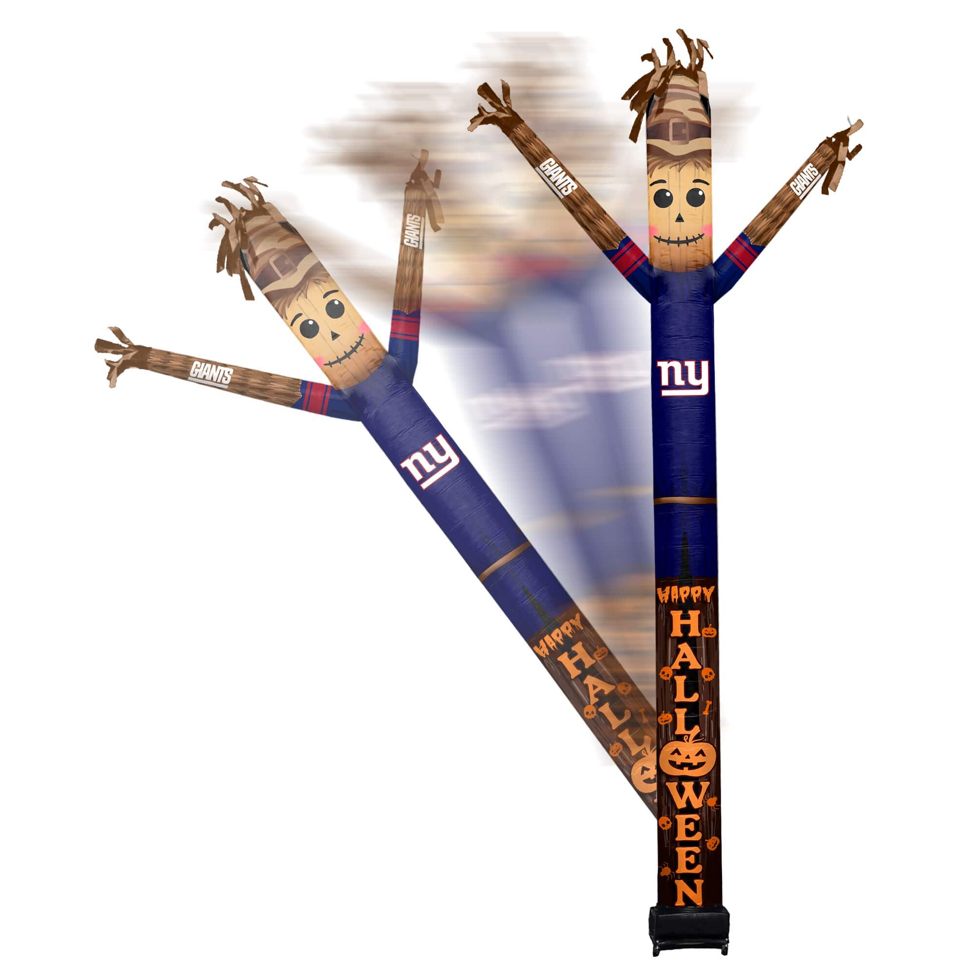 Sporticulture - New York Giants Halloween Scarecrow Inflatable Crazy Sports Fan - Blue