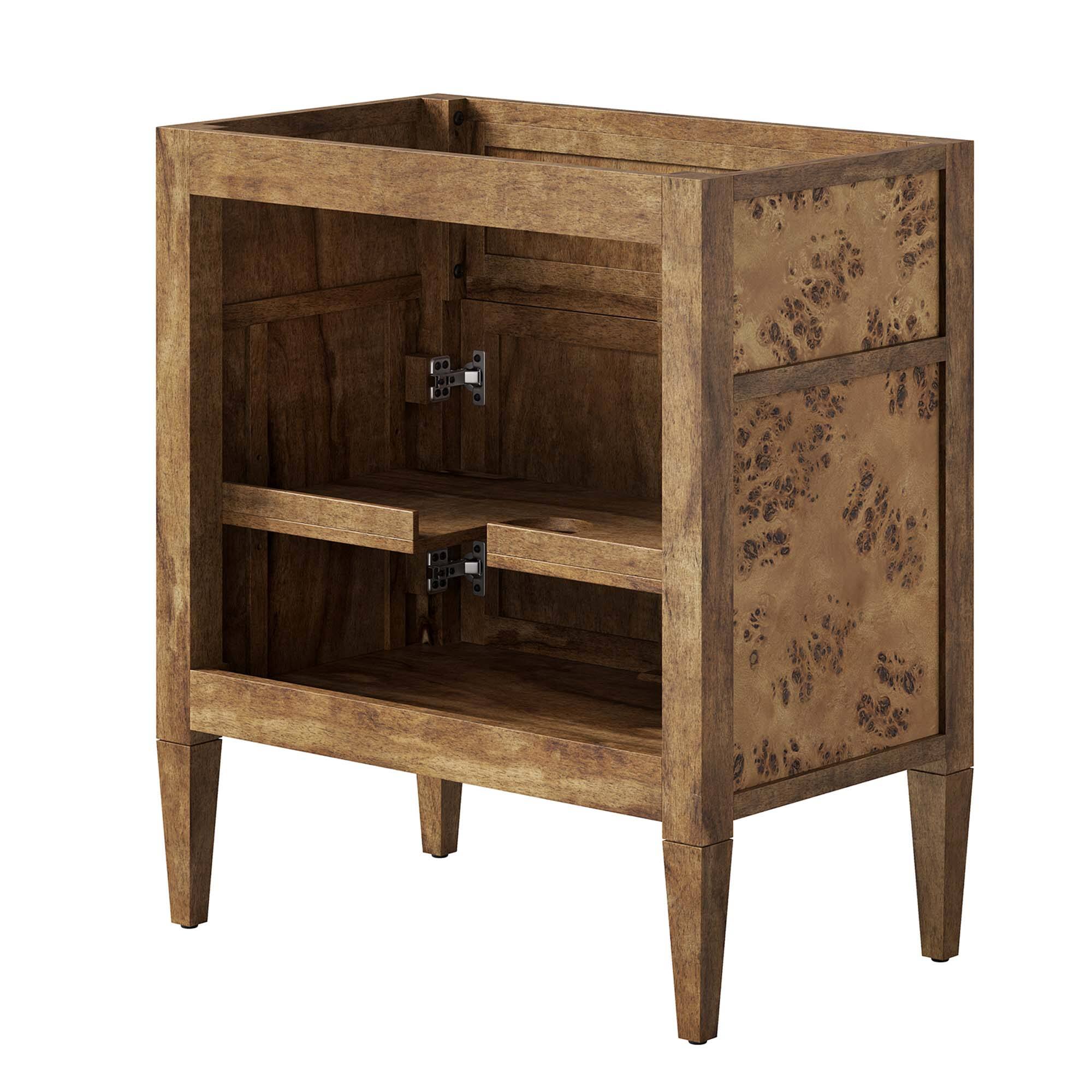 Alt View 2. Modway - Elysian Bathroom Cabinet Basin Not Included by Modway - Brown.