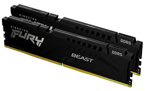 Kingston - FURY Beast 16GB [2 x 8GB] DDR5 SDRAM Memory Kit (KF560C36BBEK2-16) - Black