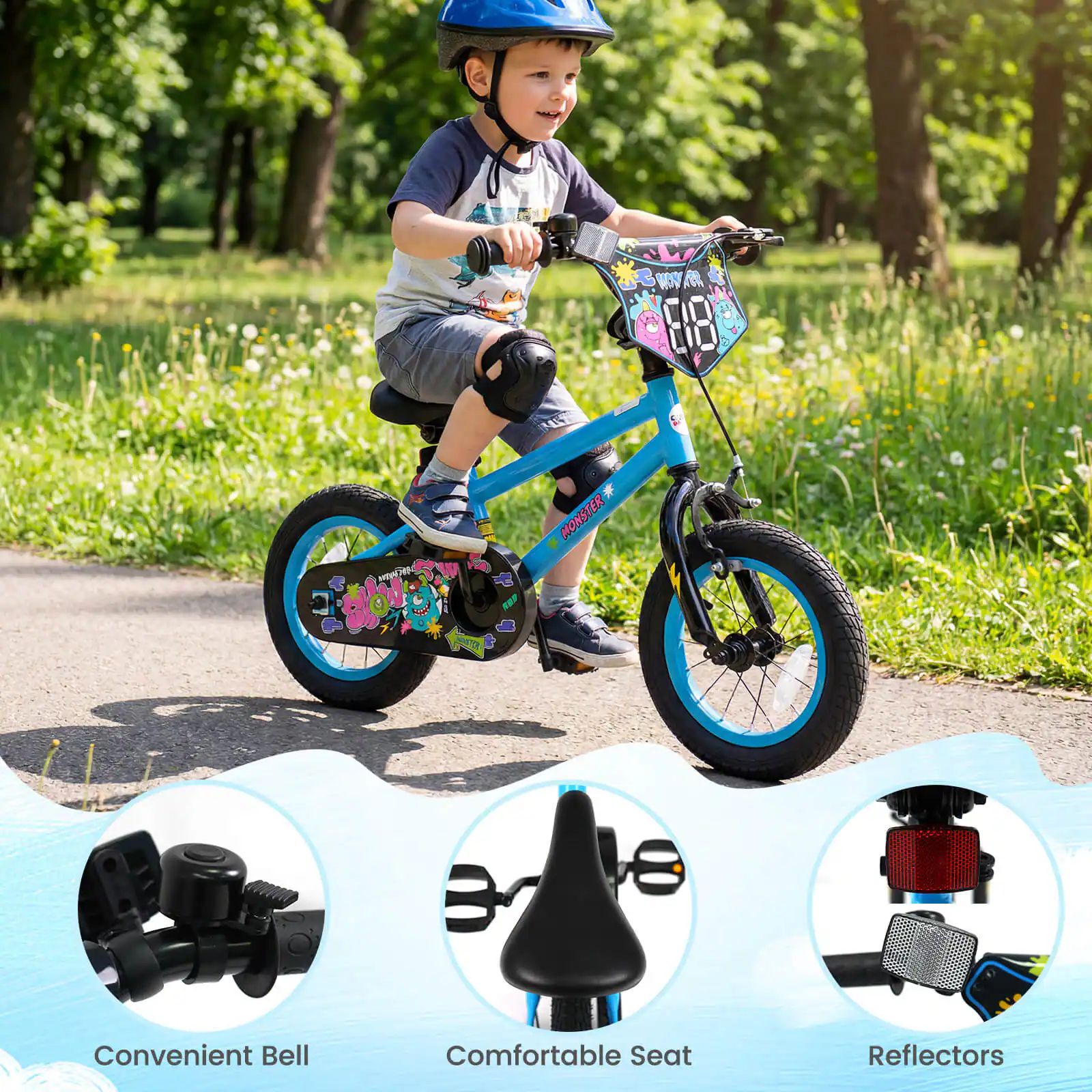 WOW/R 88 MT M NAMRE - * MONSTER

Convenient Bell
Comfortable Seat
Reflectors