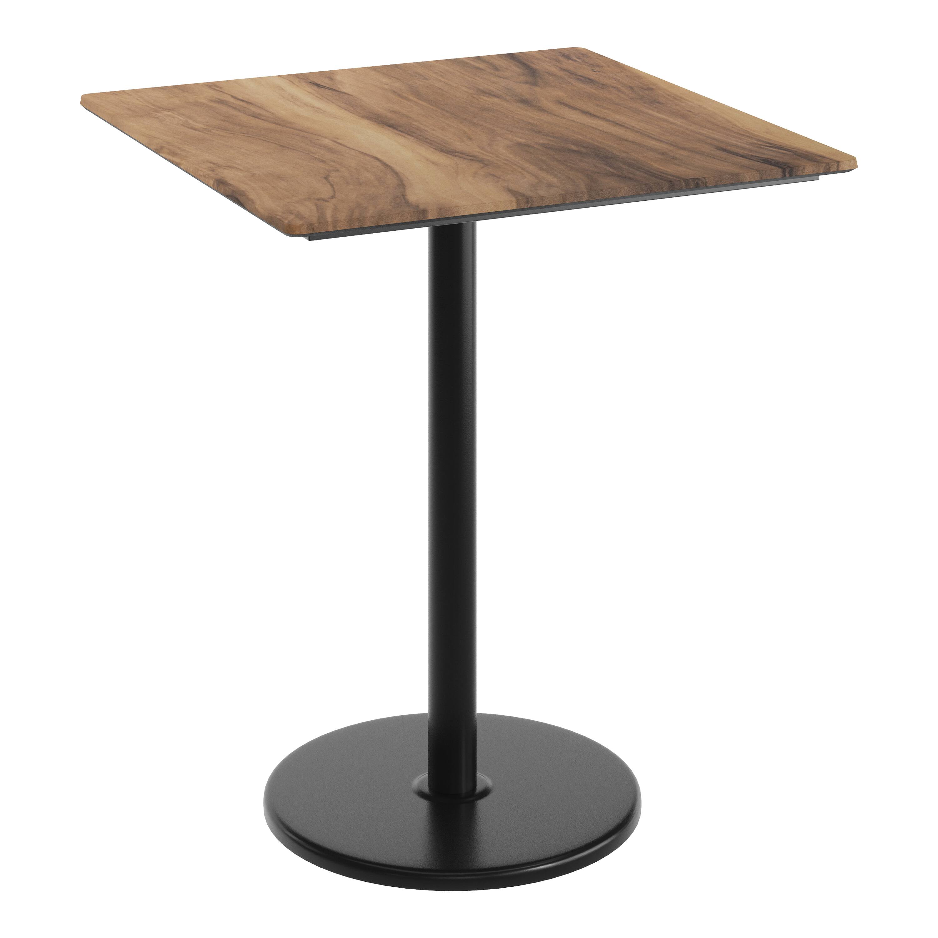 Emma + Oliver - PureShield Tabletop with Seam-Free Surface Innovation and Bar Height Base - Natural/Black Base price history on PriceWatchPro