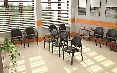 Alt View 6. Boss Office Products - Guest and Reception Area Chair (B9591AM-BK) - Black.