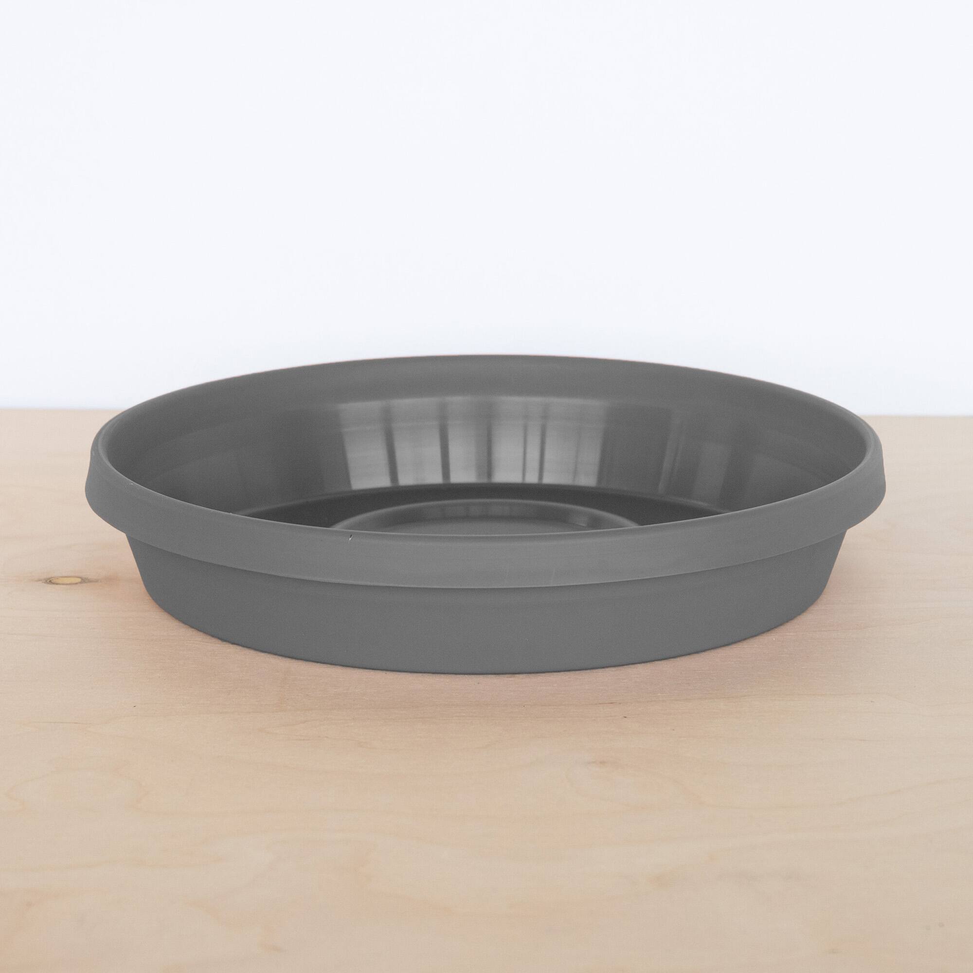 Alt View 5. Bloem - Charcoal 20" - Terra Saucer Tray.
