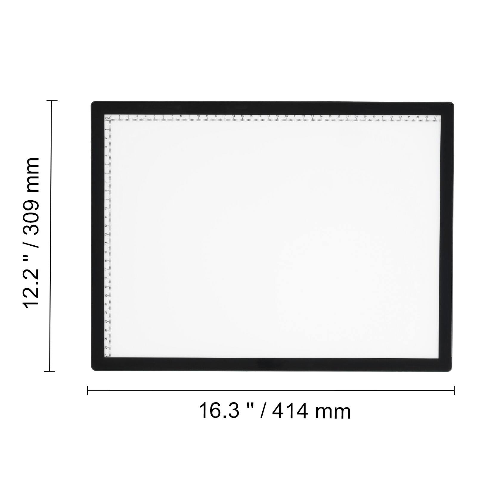 12.2" / 309 mm  
16.3" / 414 mm