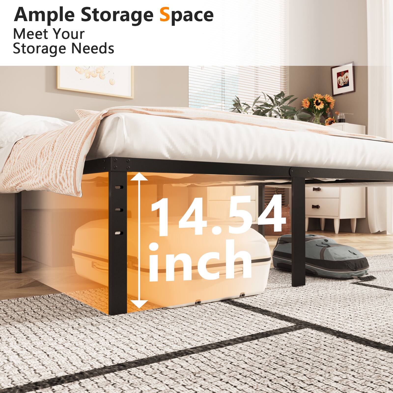 Ample Storage Space  
Meet Your Storage Needs  

14.54 inch