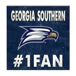 Jardine - Georgia Southern Eagles 10" x 10" #1 Fan Plaque - Navy