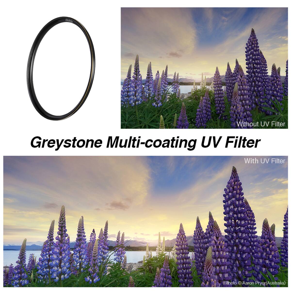 Greystone Multi-coating UV Filter

Without UV Filter

With UV Filter

Photo © Aaron Pryor (Australia)