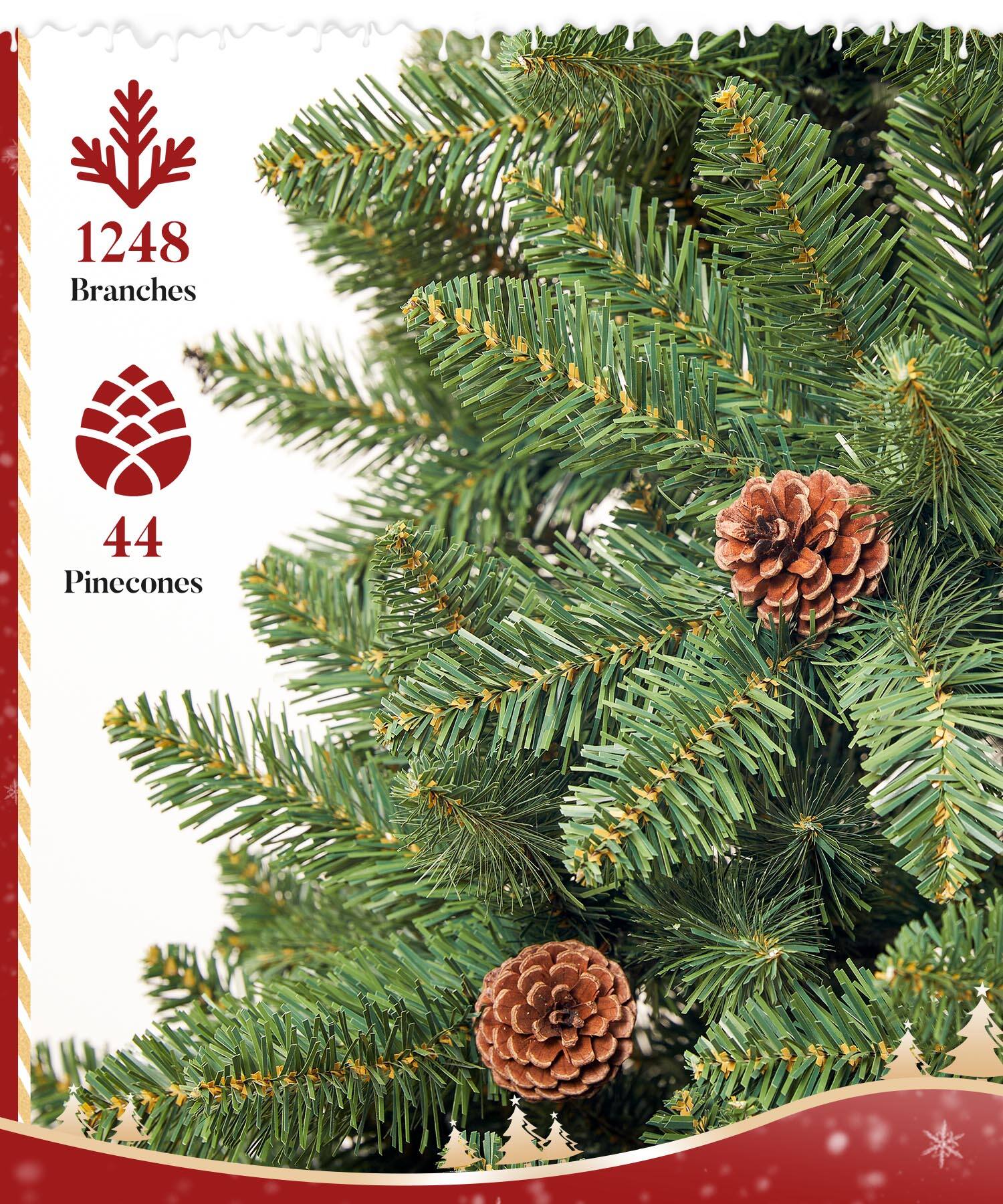 1248 Branches  
44 Pinecones