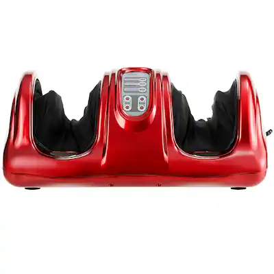 Costway Shiatsu Foot Massager Kneading and Rolling Leg Calf Ankle with Remote Burgundy Red Costway Shiatsu Foot Massager Kneading and Rolling Leg Calf Ankle with Remote Burgundy Red