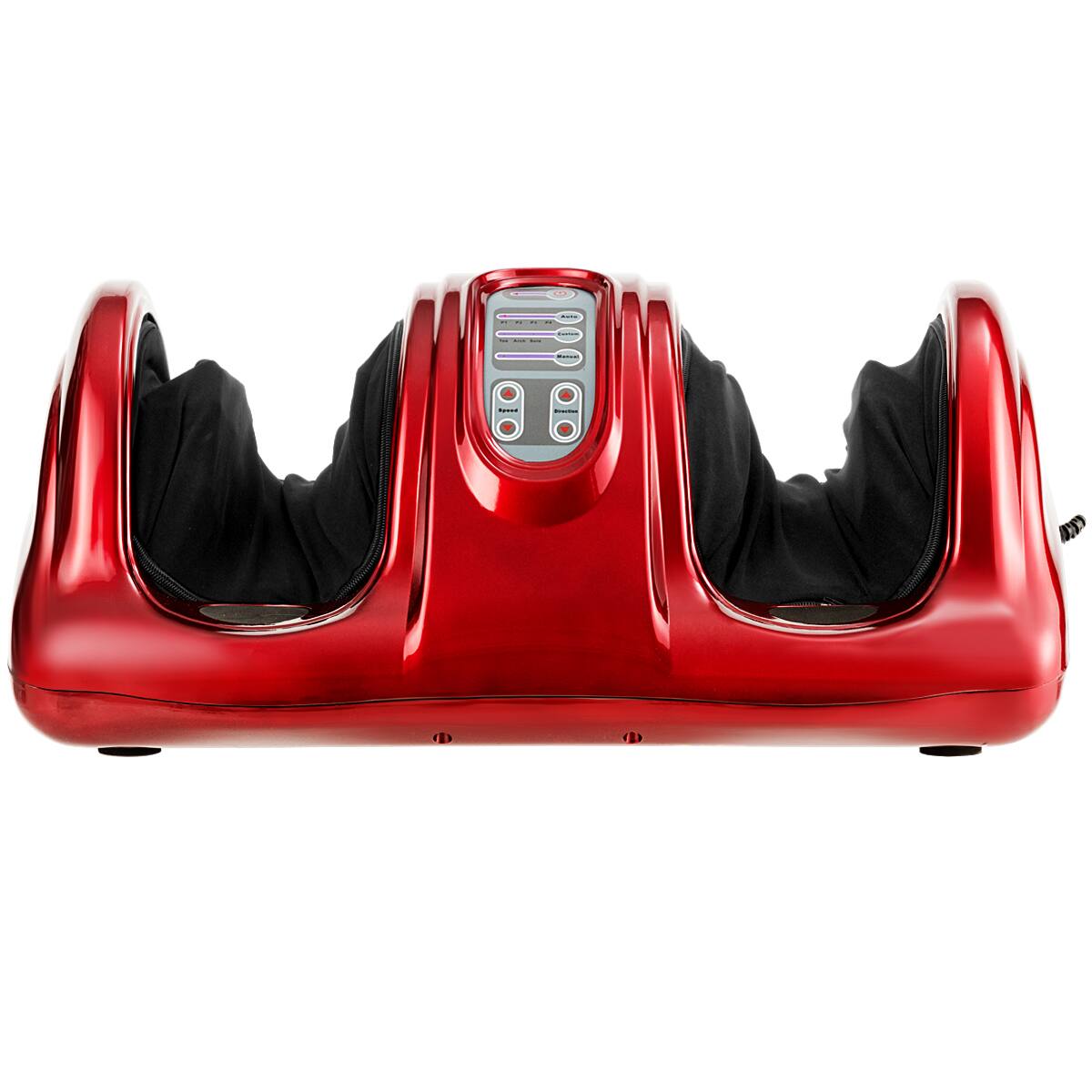 Alt View 20. Costway - Shiatsu Foot Massager Kneading and Rolling Leg Calf Ankle with Remote Red - Red.