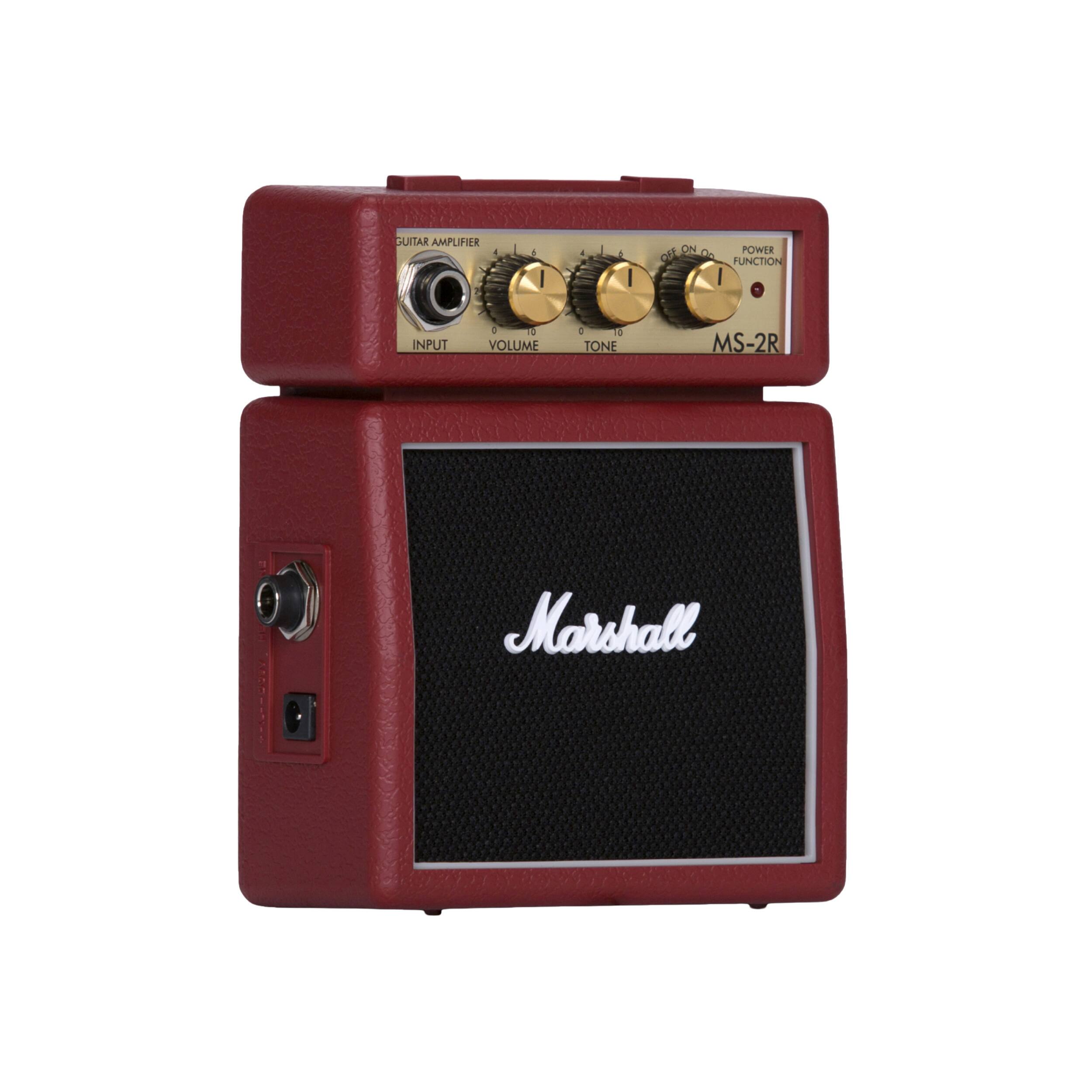 GUITAR AMPLIFIER  
INPUT  
VOLUME  
TONE  
POWER FUNCTION  
ON  
MS-2R  
Marshall