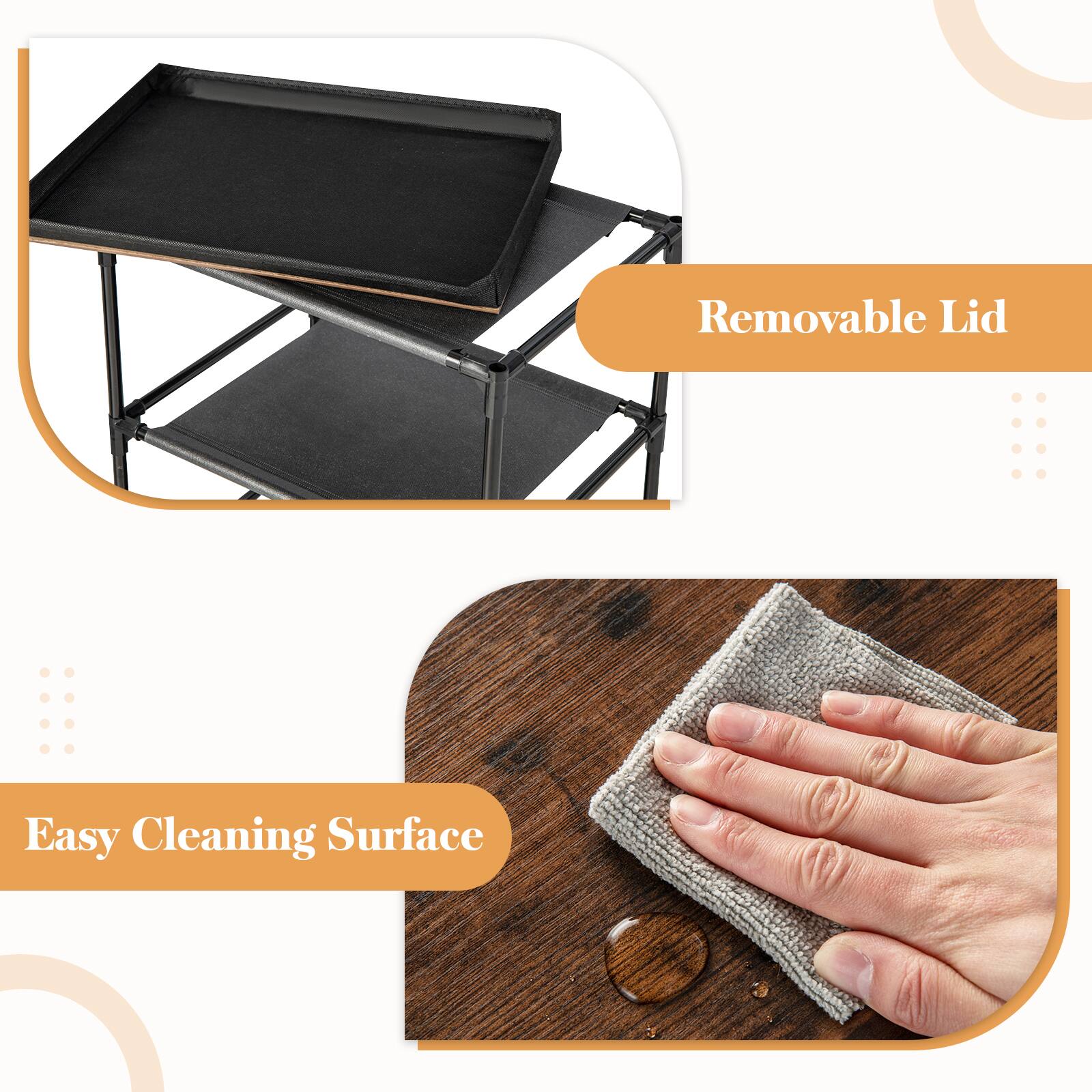 Removable Lid Easy Cleaning Surface