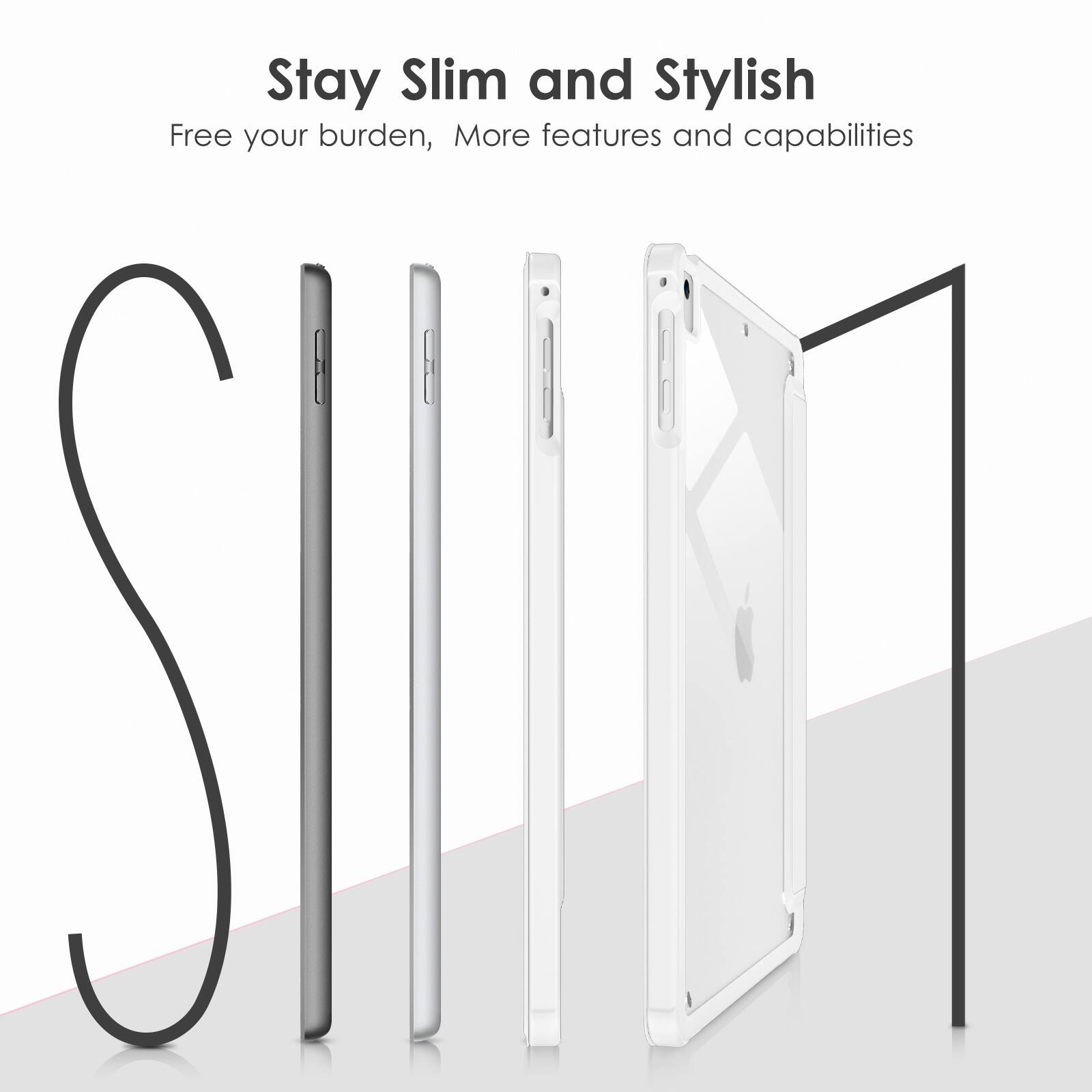 Stay Slim and Stylish  
Free your burden, More features and capabilities