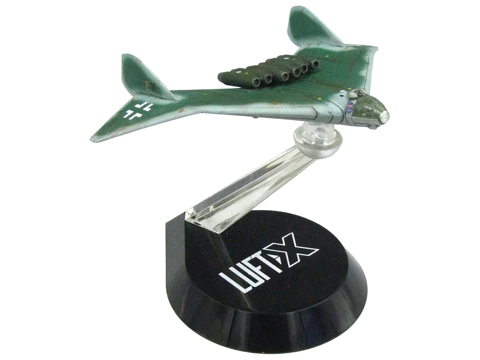Angle. Luft-X - Arado E.555 Bomber Aircraft "Project Version" German Luftwaffe 1/144 Model by Luft-X - Green With White.