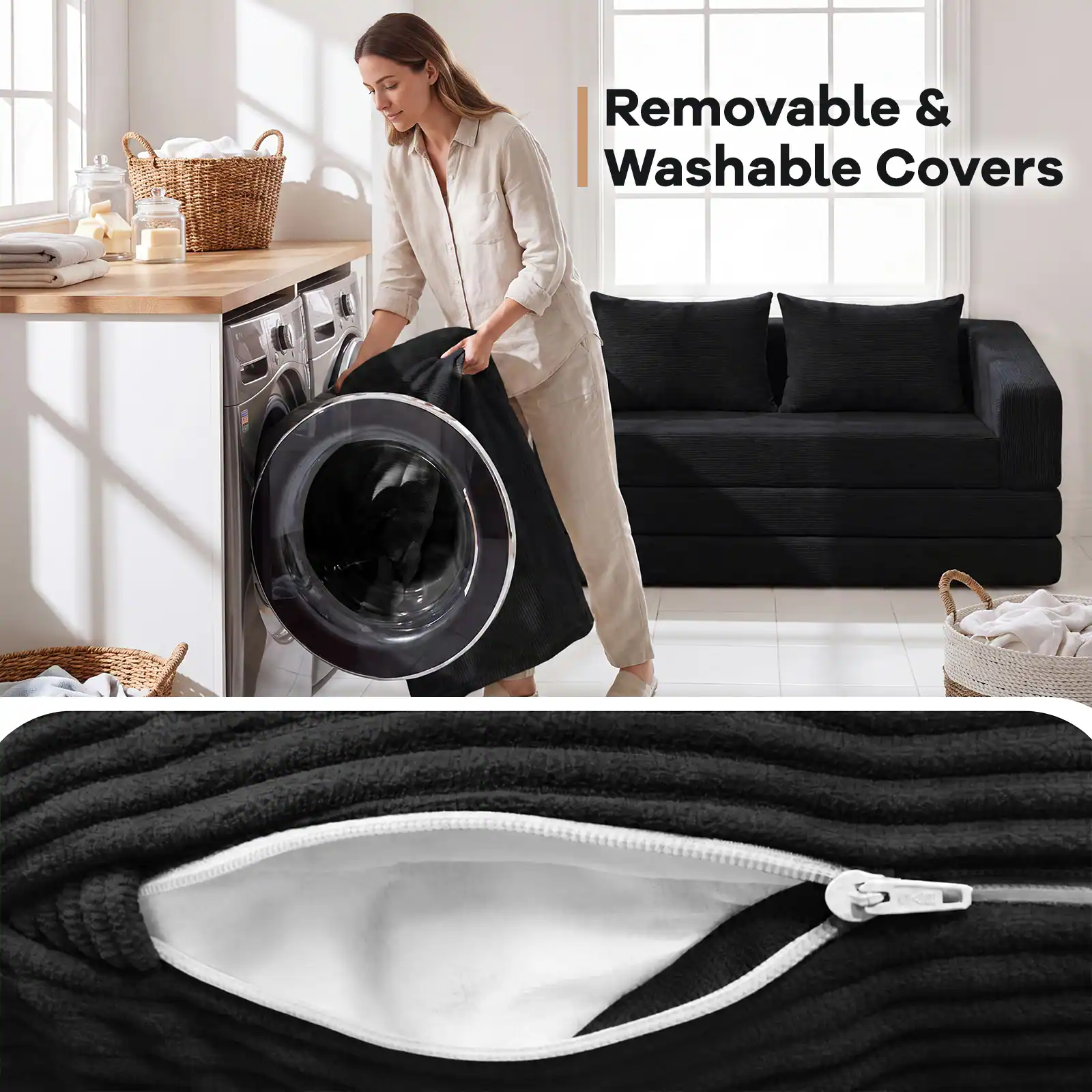 Removable & Washable Covers