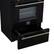 Alt View 14. Forno Appliances - Breno 2.3 Cu. Ft. Freestanding Gas Range with Antique Brass Accents - Black.