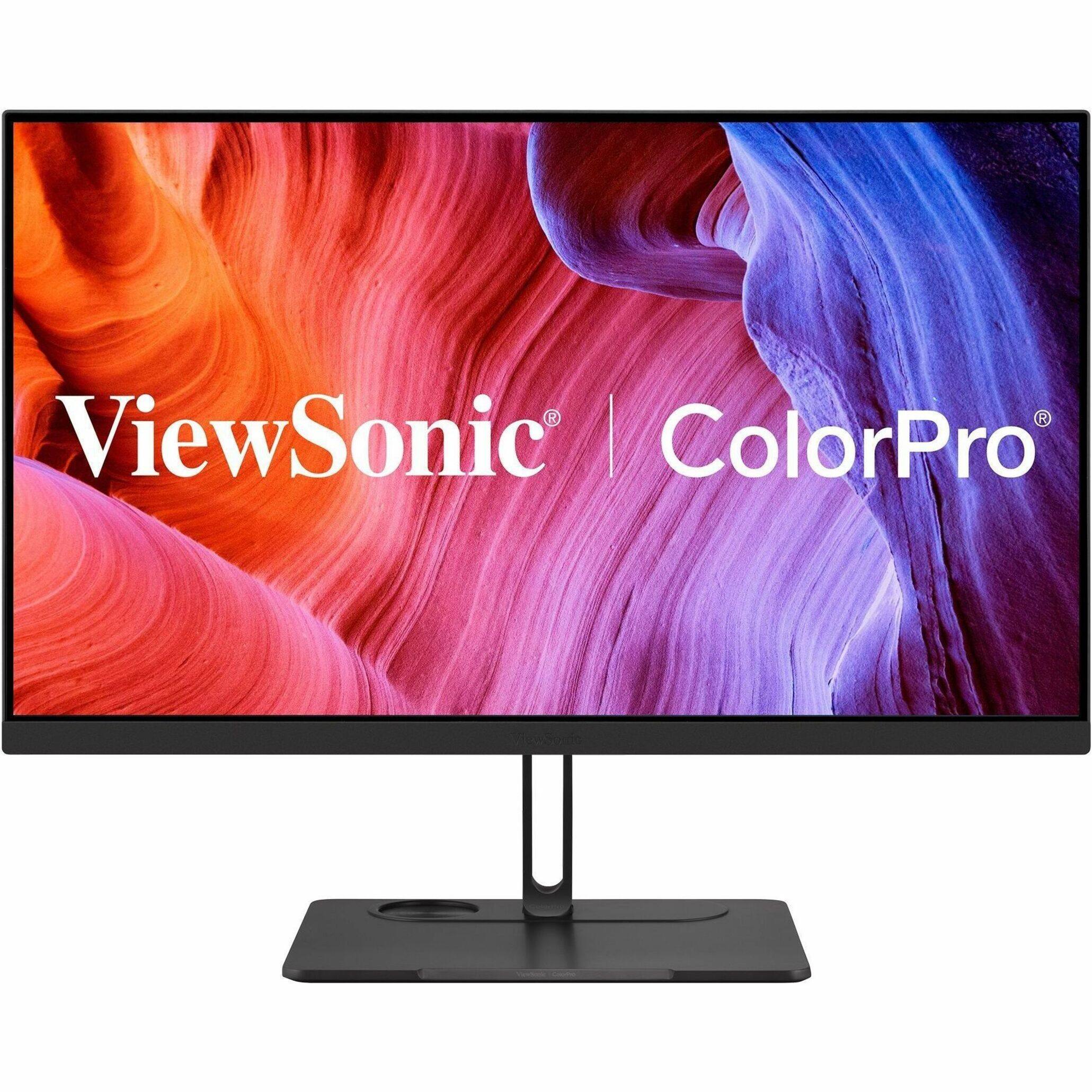 ViewSonic - VP2776T-4K 27" IPS 4K UHD Advanced Ergonomics Monitor w/ Pantone validated(USB-C, HDMI, DP) - Black