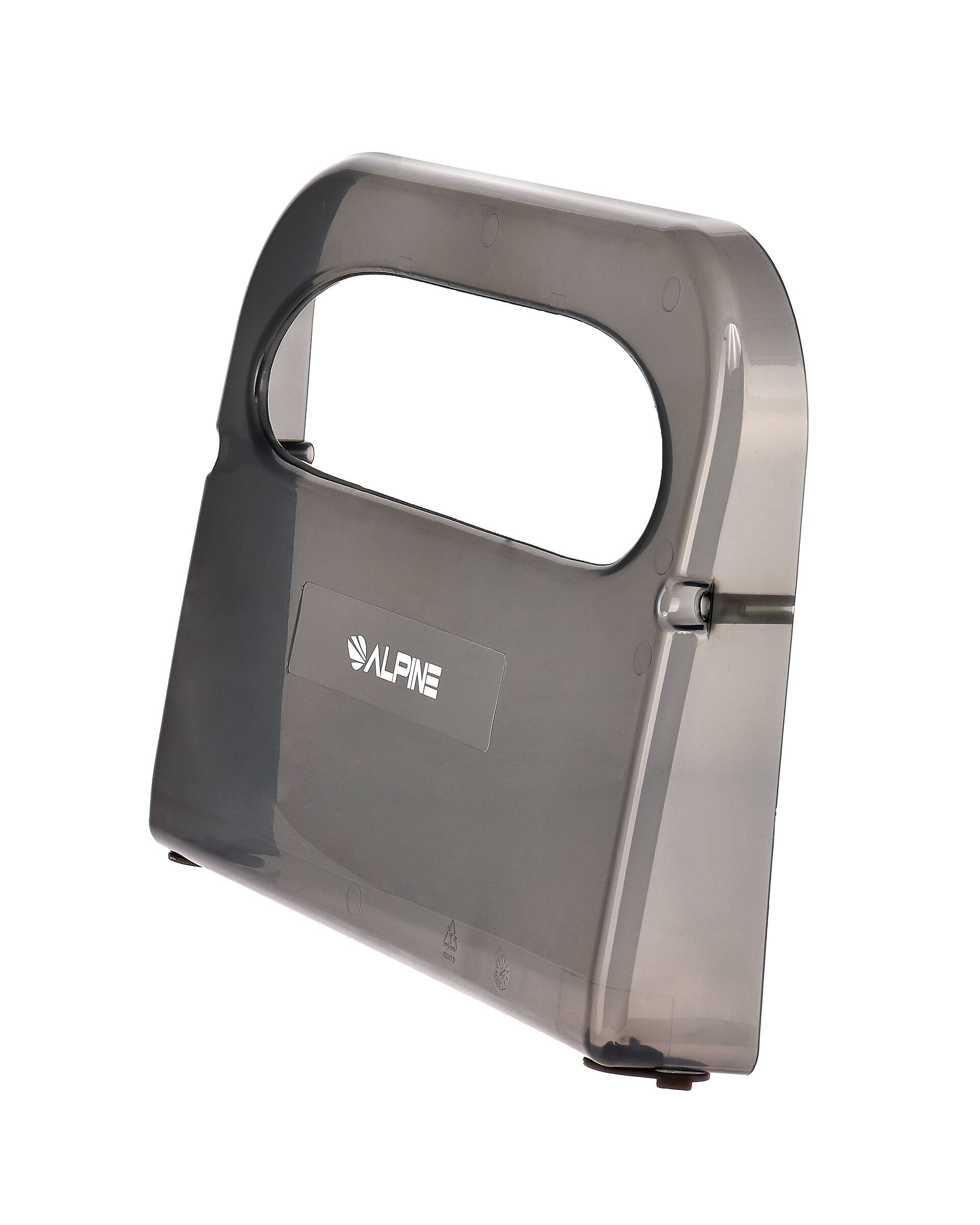 Alt View 5. Alpine Industries - Half-Fold Toilet Seat Cover Dispenser - Black.