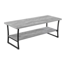 Convenience Concepts - X-Calibur Coffee Table - Faux Birch/Slate Gray Frame