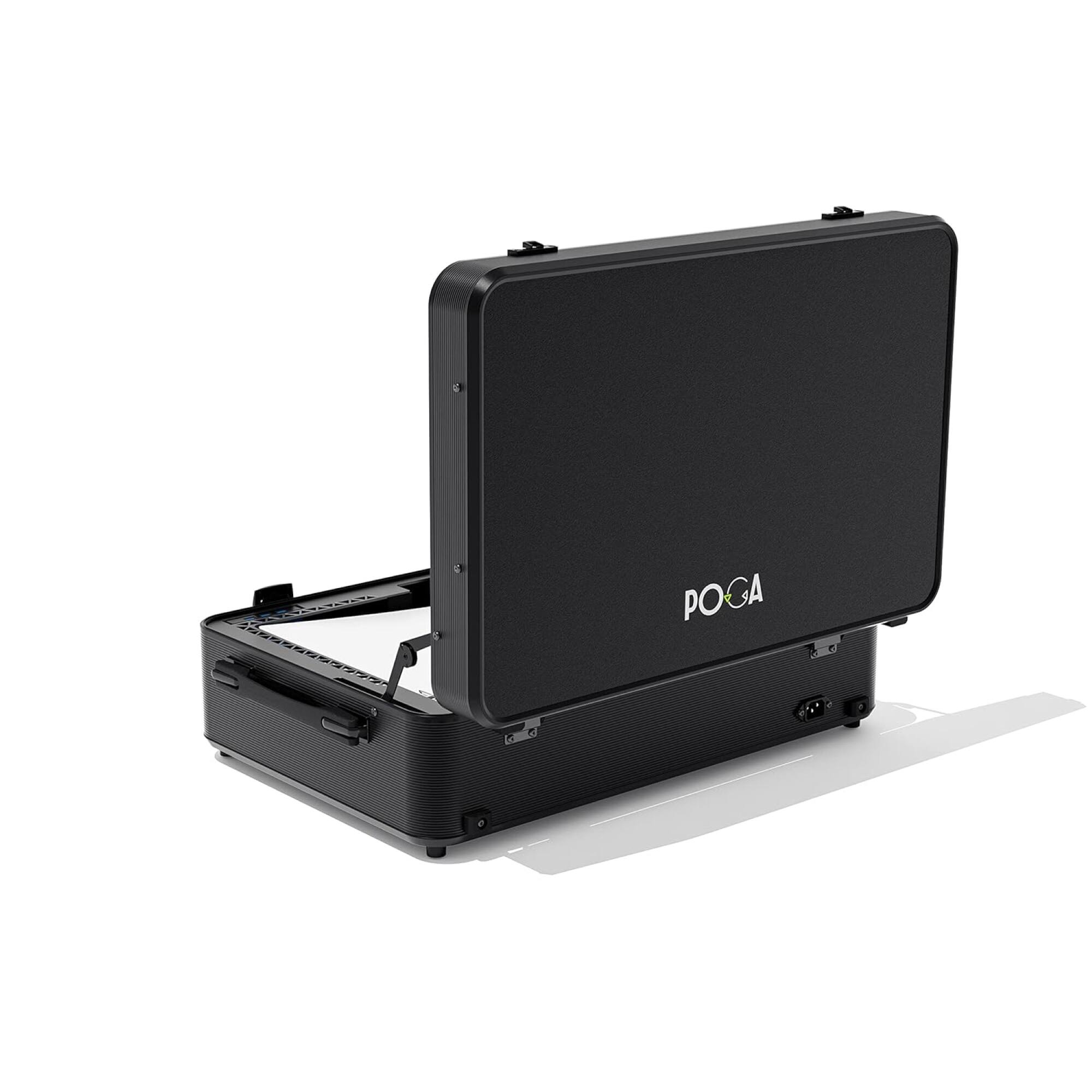 Alt View 26. POGA - LUX PlayStation 5 Premium Portable Console Travel Case w/ Trolley and 24" AOC Gaming Monitor - Black.