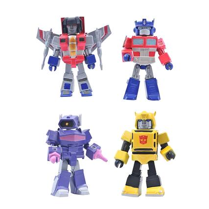 Front. Diamond Select Toys - Transformers VHS Exclusive Minimates Box Set - Red.
