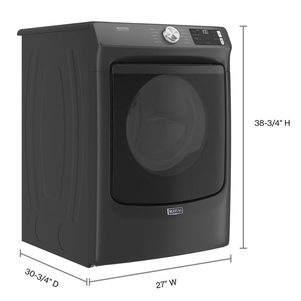 MAYTAG  
38-3/4" H  
30-3/4" D  
27" W