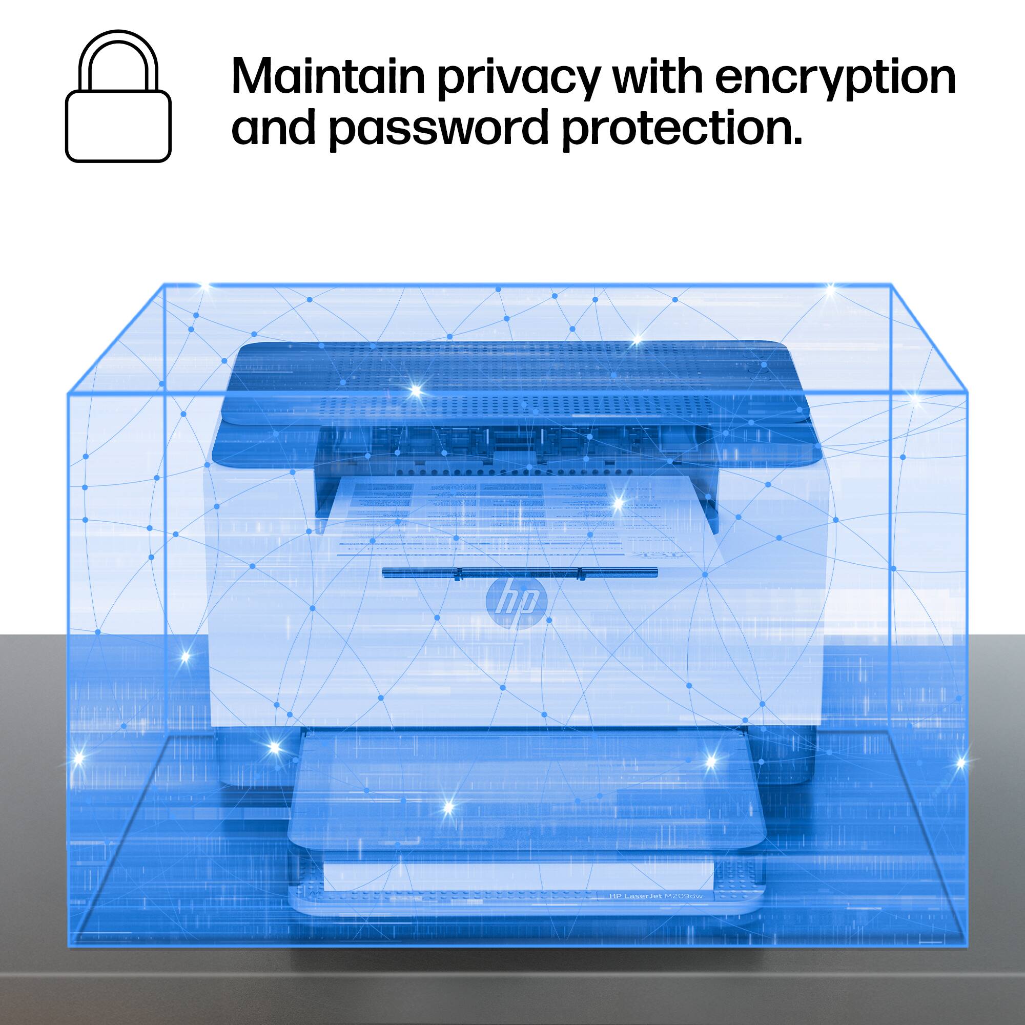 Maintain privacy with encryption and password protection.