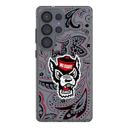 Keyscaper - NCAA - NC State Wolfpack Paisley Galaxy Clear Case - S22 - Multicolor