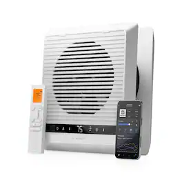 AC Infinity - Through Wall Fan 8", Smart Room-to-Room Fan with Dual Temperature Sensors, Reversible Airflow, WiFi App