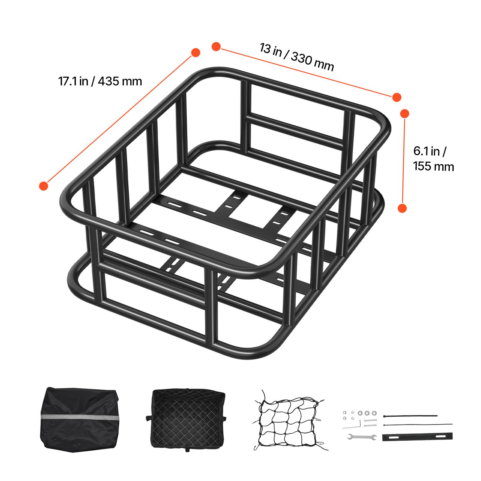 17.1 in / 435 mm  
13 in / 330 mm  
6.1 in / 155 mm