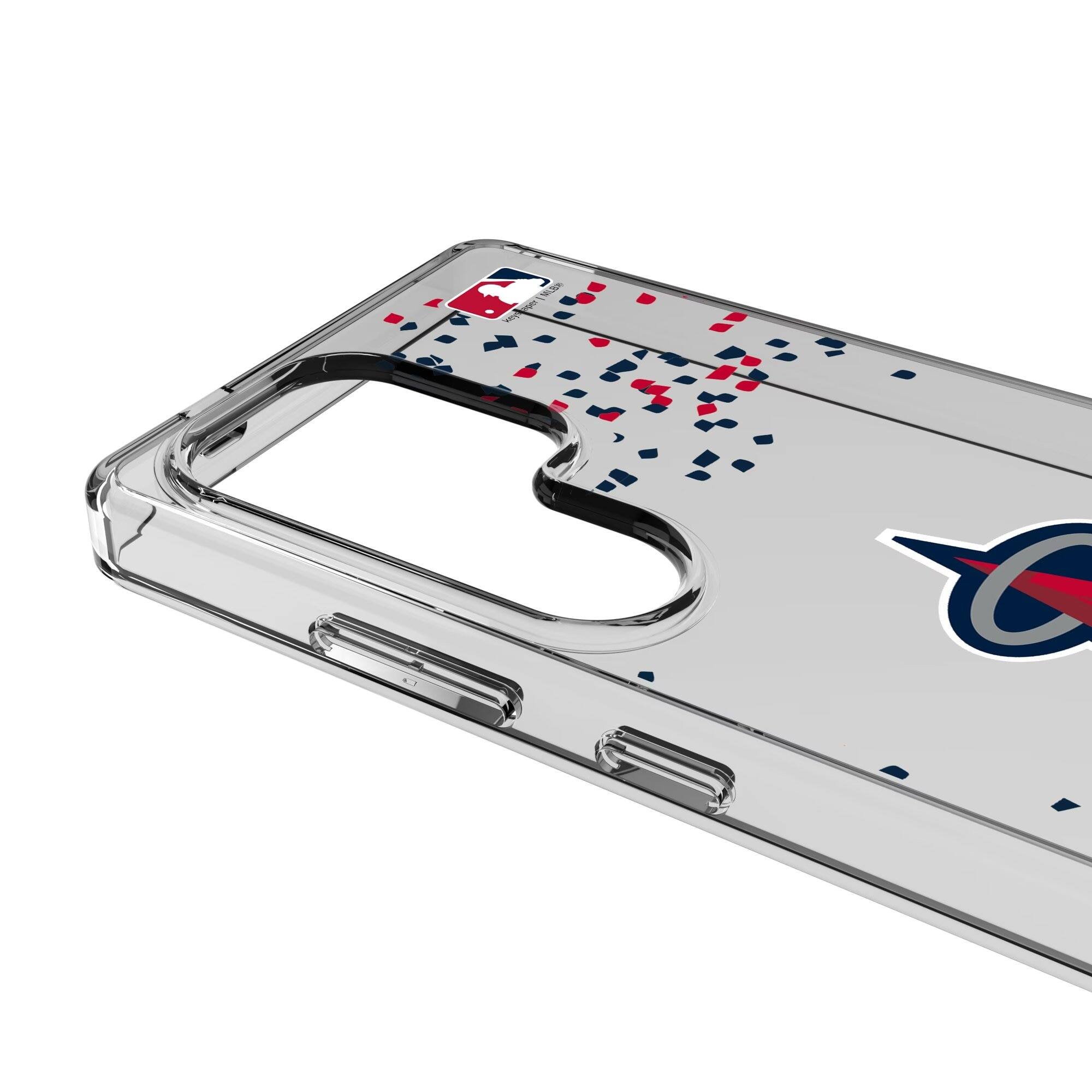 Alt View 2. Keyscaper - Los Angeles Angels Galaxy S8 Confetti Design Clear Case - S23 - Multicolor.