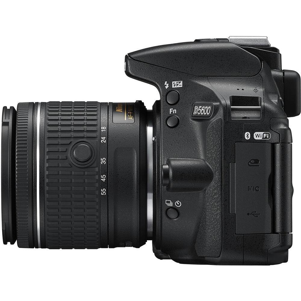 T 18-24mm Nikon AF-P Fn D5600 Wi-Fi 35-45-55mm MIC