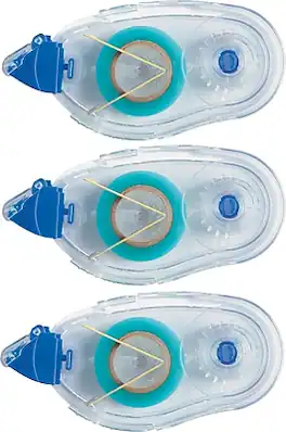 Tombow - MONO Adhesive Tape Refill, 3/Pack - White