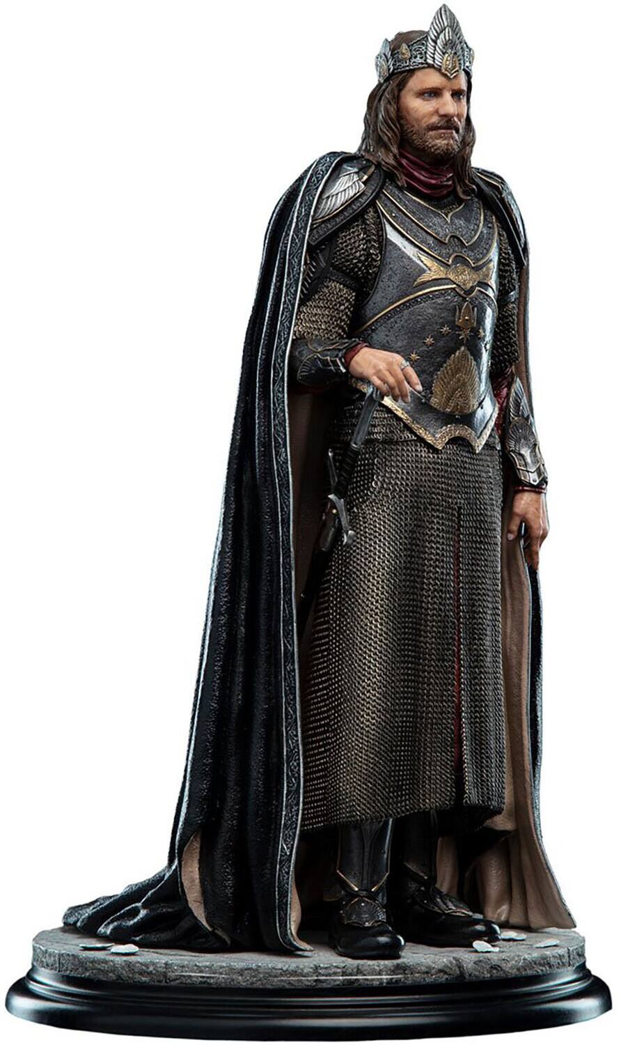 Alt View 3. Weta Workshop - WETA Workshop Polystone - The Lord of the Rings Trilogy - Classic Series - King Aragorn Statue   - Collectibles - Multicolor.