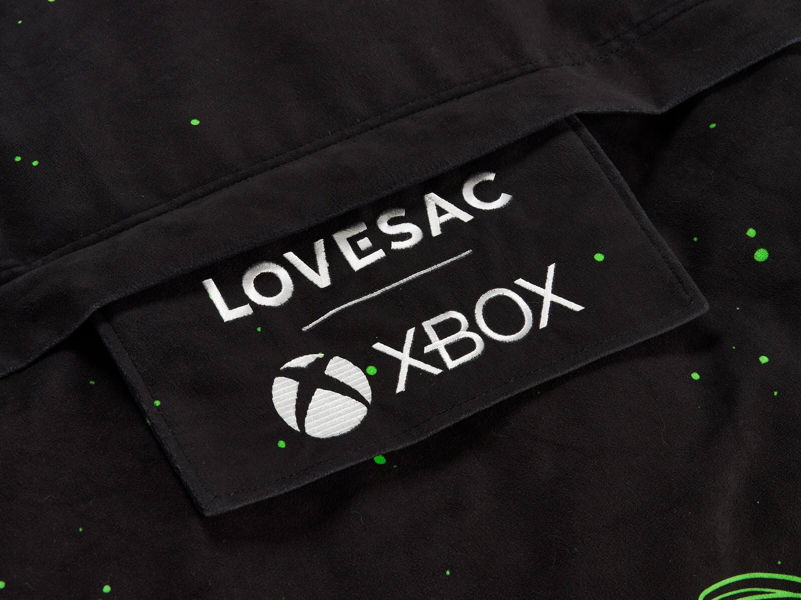 Alt View 13. Lovesac - Xbox Bundle - XBox Series S Limited Edition Supersac 3mo Ultimate Game Pass - Black.