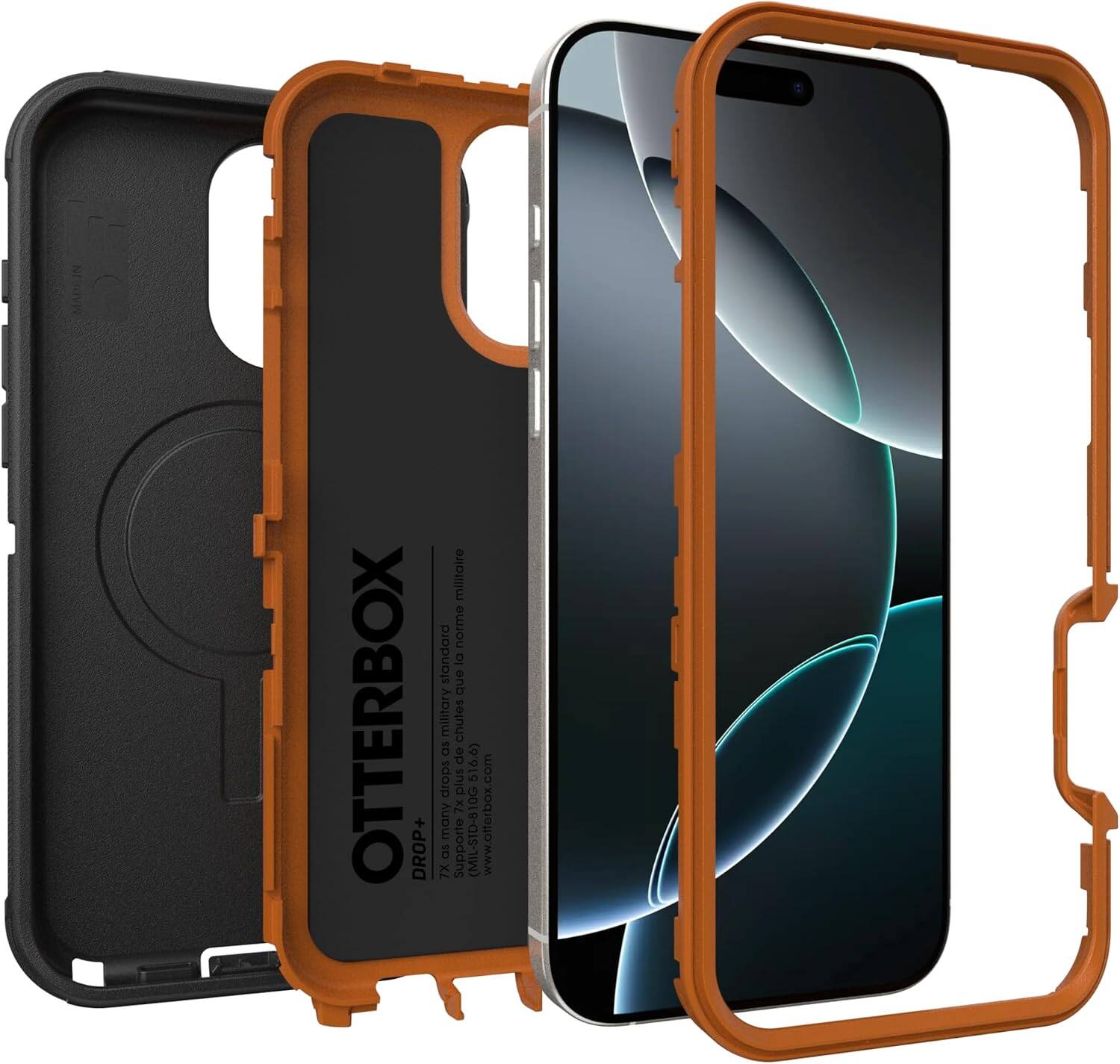 MADE IN OTTERBOX DROP+  
militaire norme standard g que military chutes 6 de drops 516.6) com plus 7x many (MIL-STD-810G  
www.offerbox 7X as Supporte