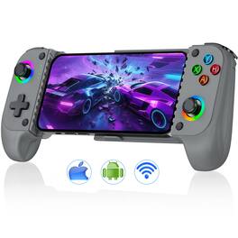 Dazzling Pops - phone controller for iphone android with hall joystick moblie support game pass steam link call of duty - Gray