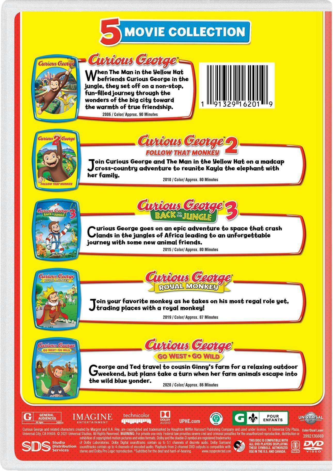 Angle. Curious George 5-movie Collection (Box Set) [DVD].