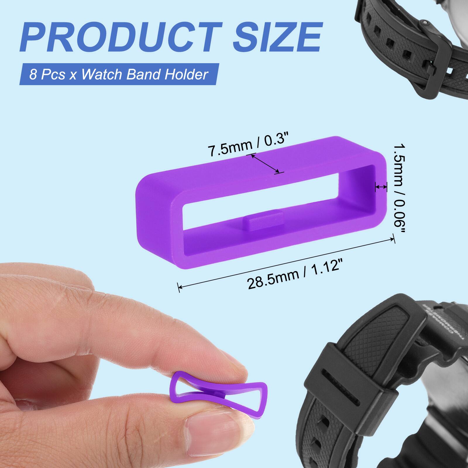 PRODUCT SIZE  
8 Pcs x Watch Band Holder  
7.5mm / 0.3"  
1.5mm / 0.06"  
28.5mm / 1.12"